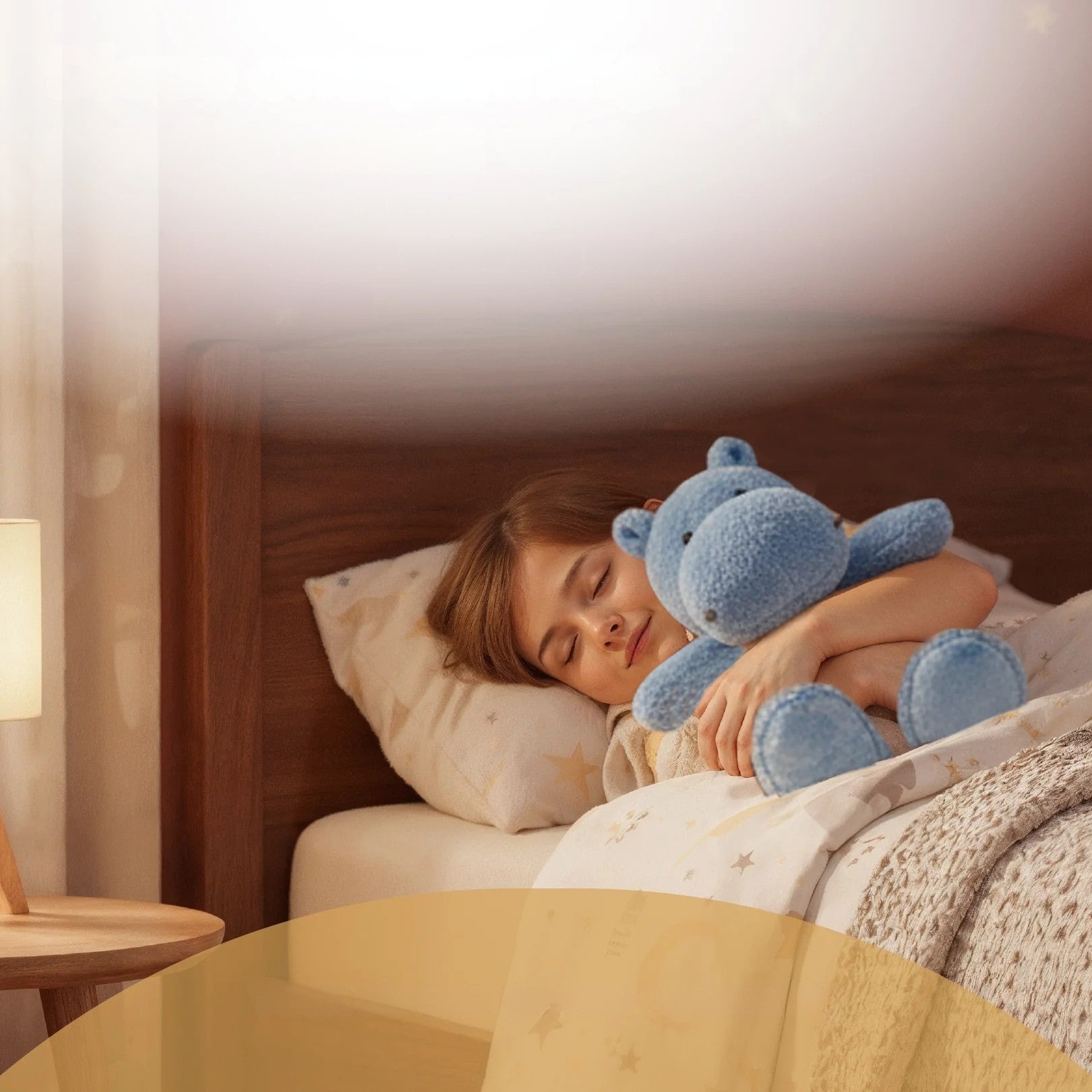 Dreambuddy Luma – Gewichtetes Kuscheltier 2 kg | Beruhigendes Plüschtier für Kinder
